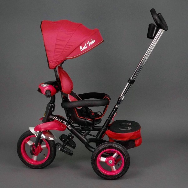 Детский трехколесный велосипед от 1 года Best Trike 6699 с надувными колесами изображение 8