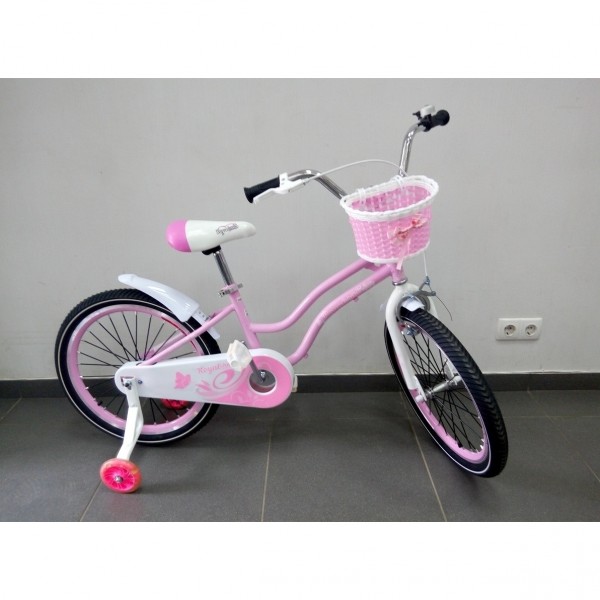 Детский велосипед Royal Child Girl 20 дюймов для девочки от 6 лет Роял Гелс. розовый изображение 1