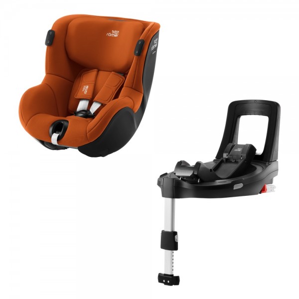 Автокресло Britax-Romer Dualfix iSense Golden Cognac с платформой Flex Base изображение 1