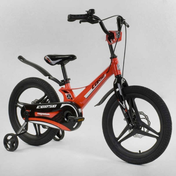 Велосипед детский Corso Magnesium 18 дюймов литые диски изображение 5