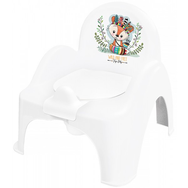 Горшок-стульчик Tega Wild & Free Little Fox DZ-007 103 white-green изображение 1