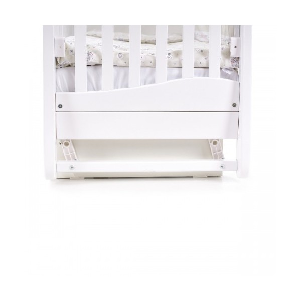 Кроватка Верес ЛД18 белый маятник с ящиком изображение 7