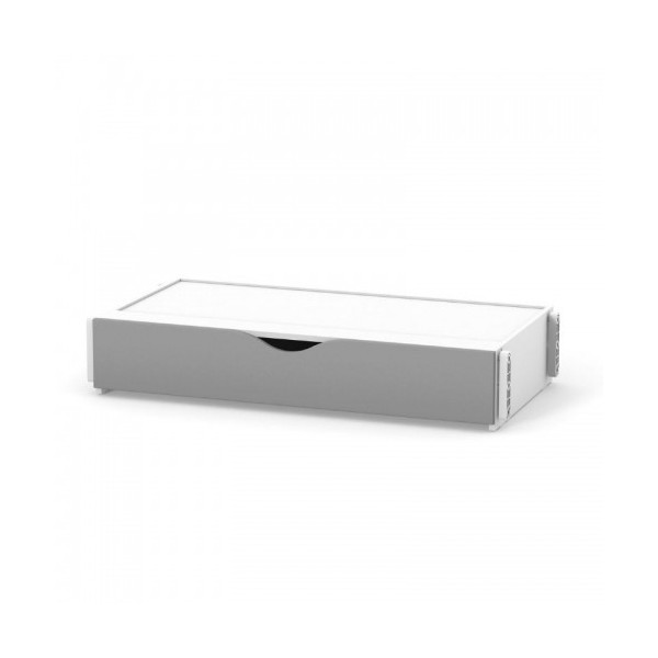 Кроватка Верес ЛД6 бело-графитовый с ящиком и маятником изображение 4