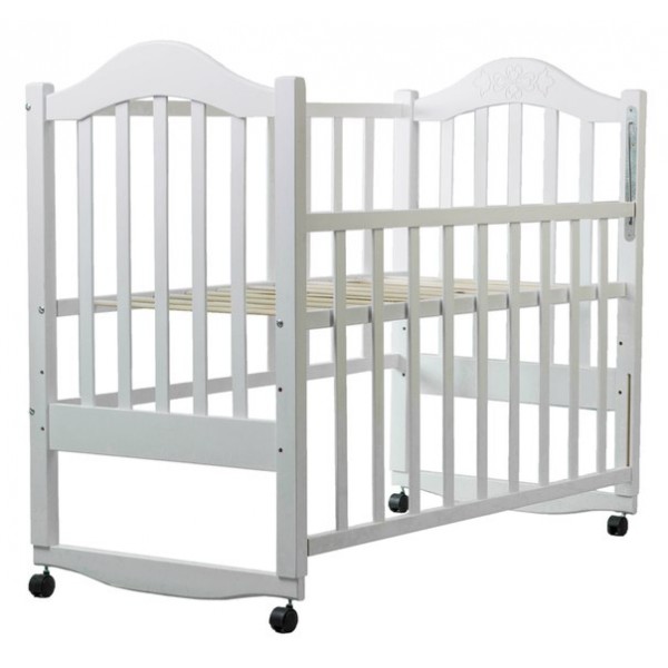 Кровать Babyroom Дина D101 белая изображение 3