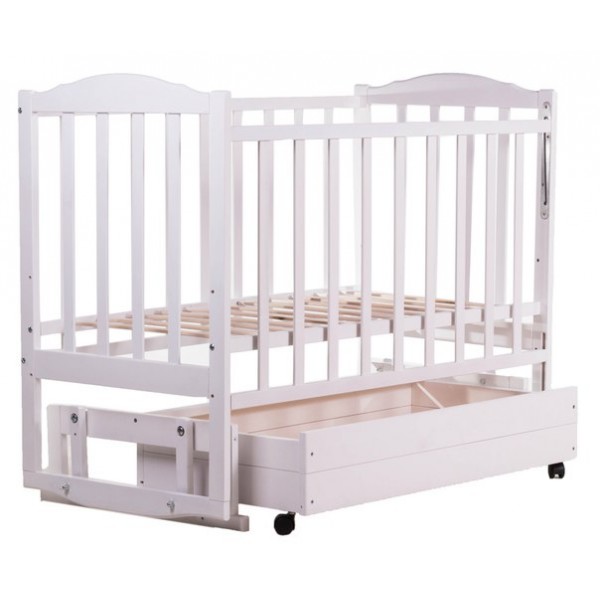 Кровать Babyroom Зайчонок Z301 маятник, ящик  белая изображение 3