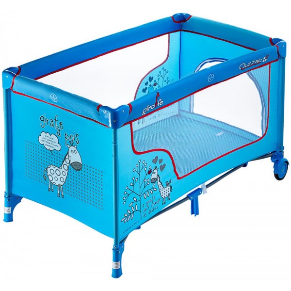 Манеж-кровать Quatro Giraffe P610SR голубой изображение 2