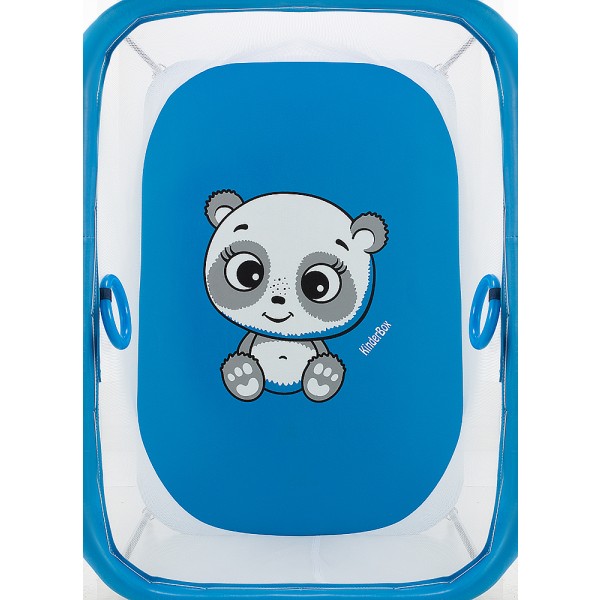 Манеж Qvatro LUX-02 мелкая сетка  синий (panda) изображение 2