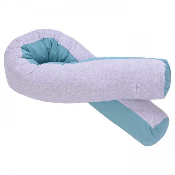 Подушка для кормления Baby Veres Comfort Long Velour grey tiffany изображение 1