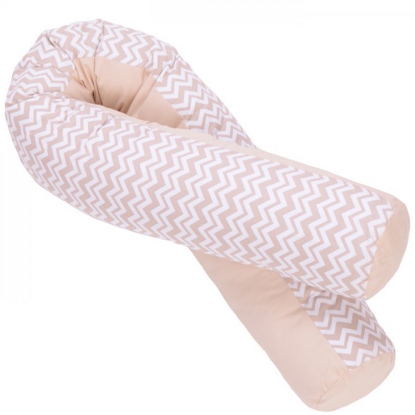 Подушка для кормления Baby Veres Comfort Long Velour zigzag beige изображение 1