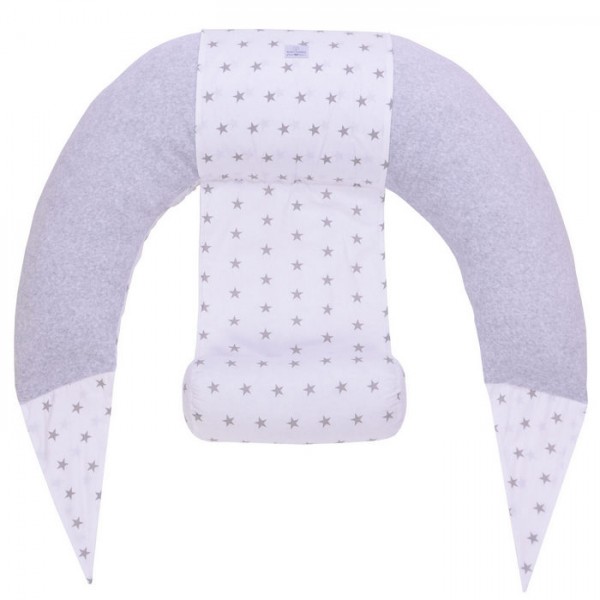 Подушка для кормления Baby Veres Comfort Lux Velour Stars grey изображение 3