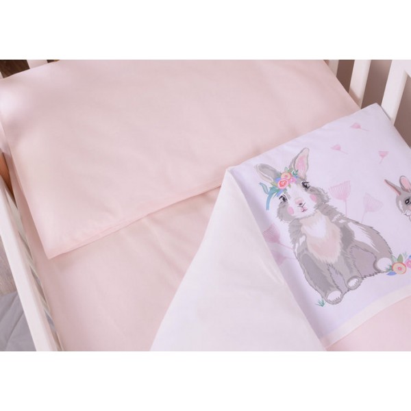 Постельный комплект Baby Veres Summer bunny pink премиум изображение 4