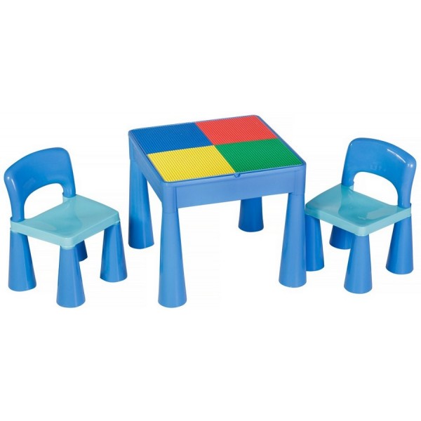 Стол и 2 стульчика Tega Mamut 899B light blue-blue изображение 2