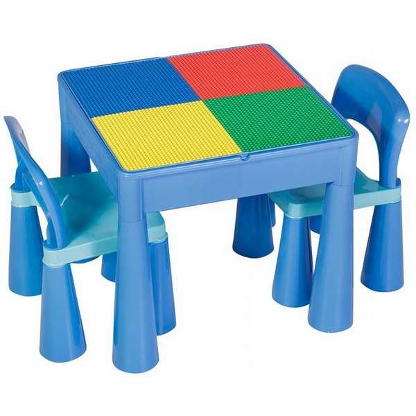 Стол и 2 стульчика Tega Mamut 899B light blue-blue изображение 1