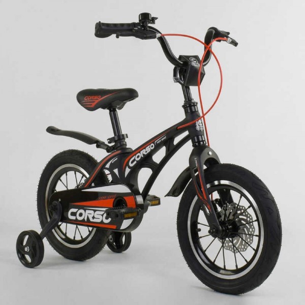 Велосипед детский Сorso Magnesium 14 дюймов усиленные спицы изображение 2