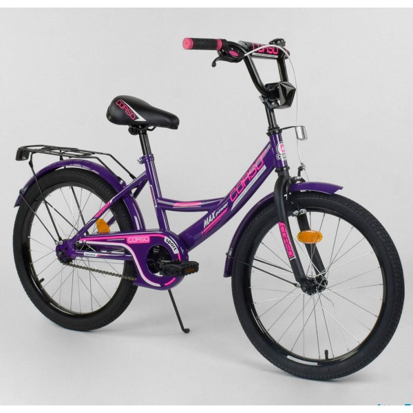 Велосипед детский Corso Classic 20 дюймов CL-20 Y 1551 фиолетовый изображение 1