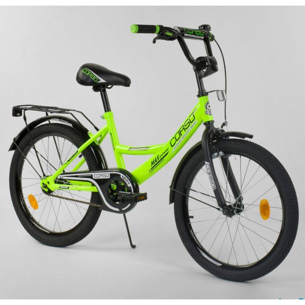 Велосипед детский Corso Classic 20 дюймов CL-20 Y 4707 салатовый изображение 1