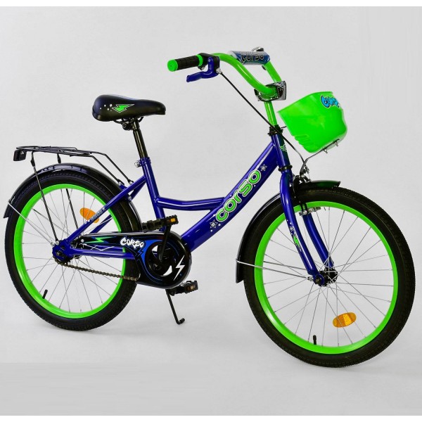 Велосипед детский Corso Classic 20 дюймов G-20038 темно-синий изображение 1