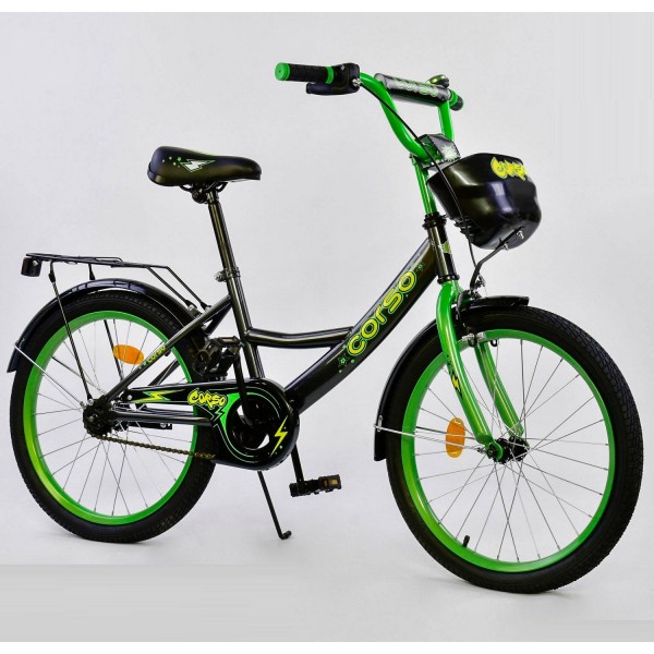 Велосипед детский Corso Classic 20 дюймов G-20288 черный изображение 1