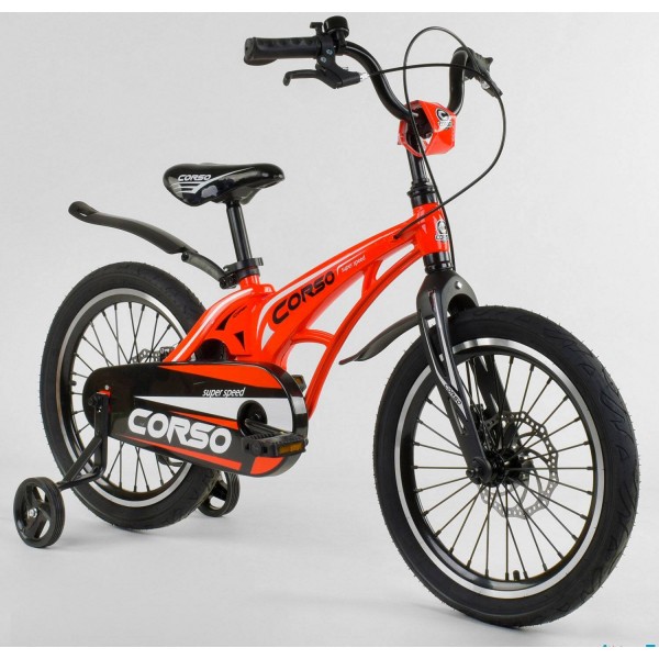 Велосипед детский Corso Magnesium MG-16 Y 205 16 дюймов усиленные спицы изображение 1