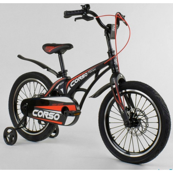 Велосипед детский Corso Magnesium MG-16 Y 464 16 дюймов усиленные спицы изображение 1