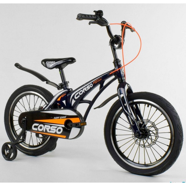 Велосипед детский Corso Magnesium MG-16 Y 577 16 дюймов усиленные спицы изображение 1