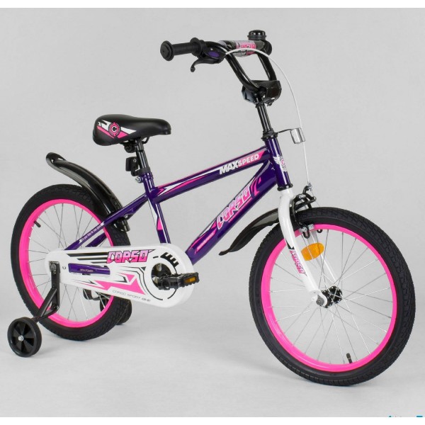 Велосипед детский Corso Aerodynamic ЕХ - 16 N 4282 16 дюймов фиолетовый изображение 1
