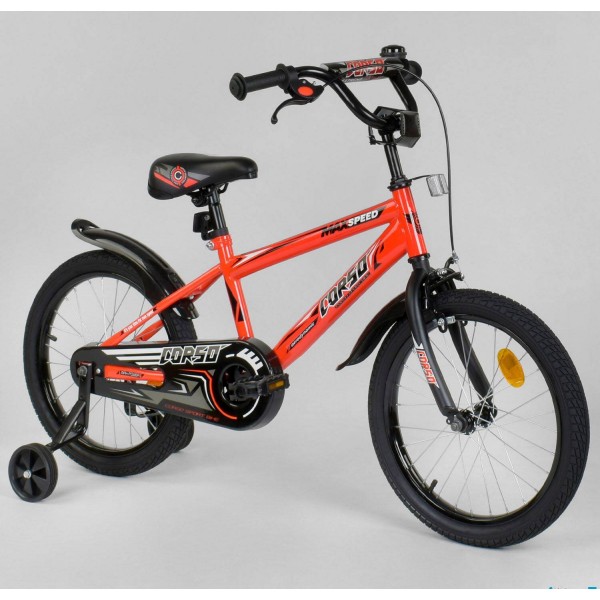 Велосипед детский Corso Aerodynamic EX-16 N 5083 16 дюймов красно-оранжевый изображение 1