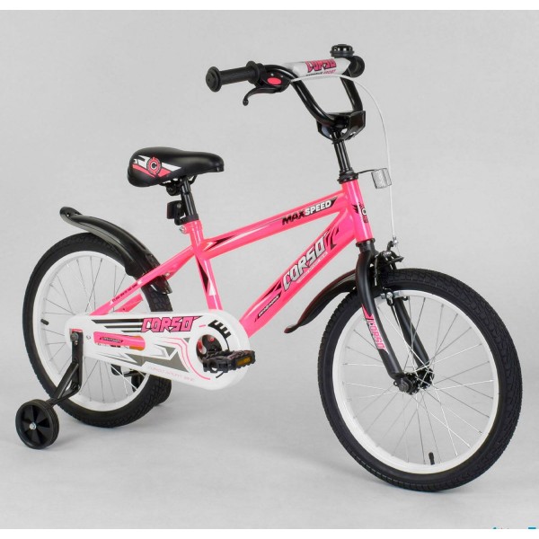 Велосипед детский Corso Aerodynamic EX-16 N 9164 16 дюймов розовый изображение 1