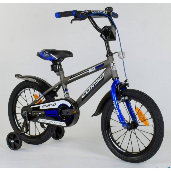 Велосипед детский Corso Aerodynamic ST - 7910 16 дюймов синий изображение 1