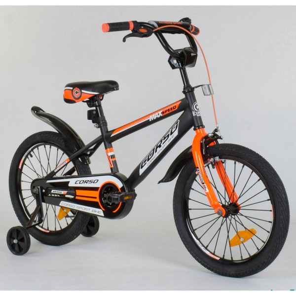 Велосипед детский Corso Aerodynamic ST - 4044 18 дюймов оранжевый изображение 1