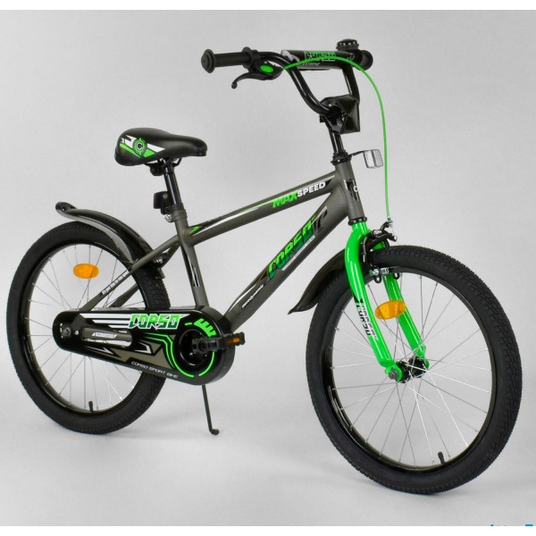 Велосипед детский Corso Aerodynamic EX-20 N 2955 20 дюймов зеленый изображение 1