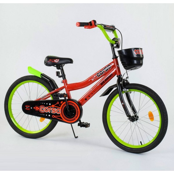 Велосипед детский Corso Max Energy 20 дюймов R - 20273 красный изображение 1