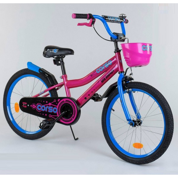 Велосипед детский Corso Max Energy 20 дюймов R - 20498 розовый изображение 1