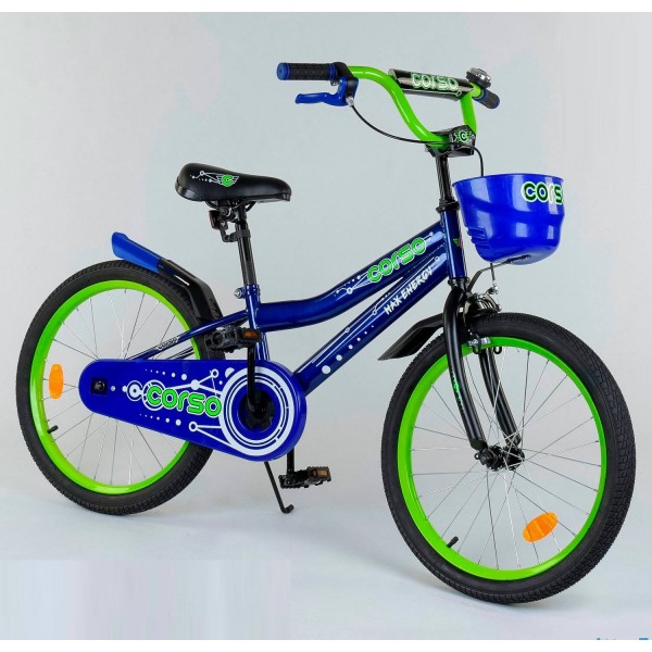 Велосипед детский Corso Max Energy 20 дюймов R - 22899 синий изображение 1