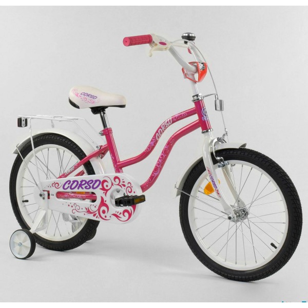 Велосипед детский Corso Star Т-67104 18 дюймов розовый изображение 1