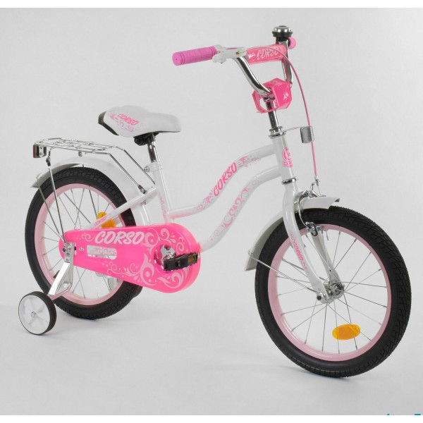Велосипед детский Corso Star Т-97795 16 дюймов белый изображение 1