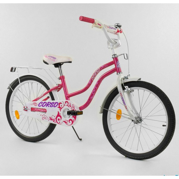 Велосипед детский Corso Star Т-08209 20 дюймов малиновый изображение 1
