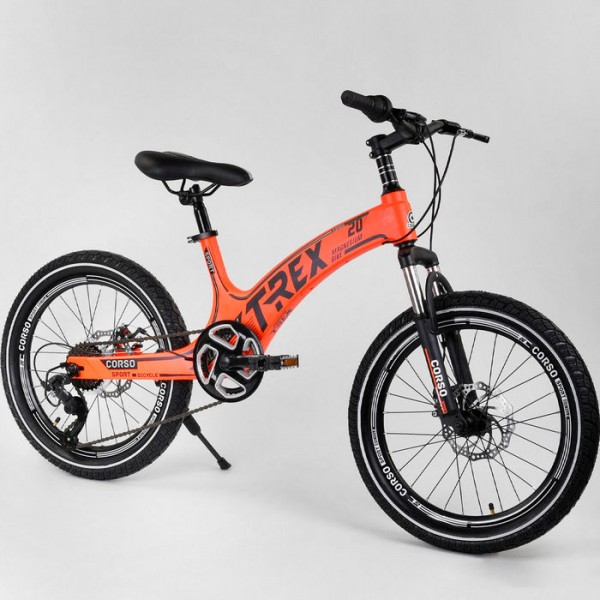 Велосипед детский Corso T-Rex 42674 20 дюймов литые диски изображение 1