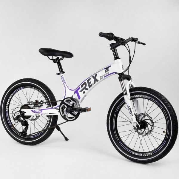 Велосипед детский Corso T-Rex 70426 20 дюймов литые диски изображение 1