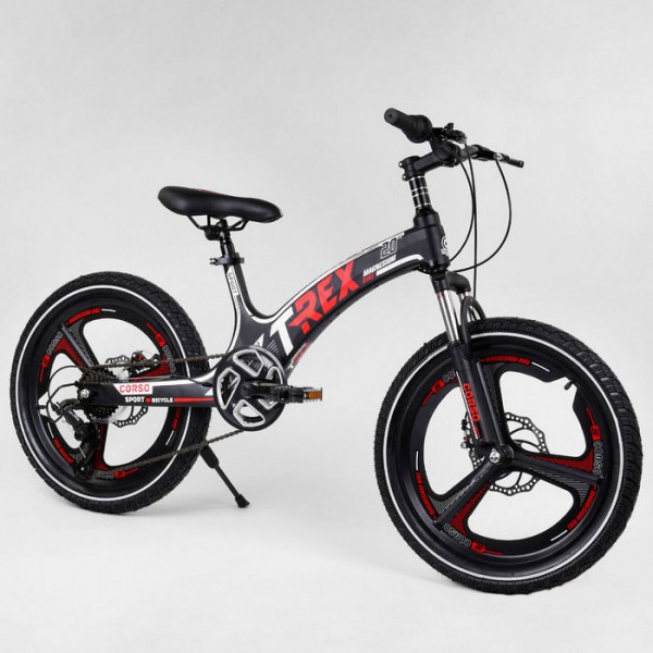 Велосипед детский Corso T-Rex 90860 20 дюймов литые диски изображение 1