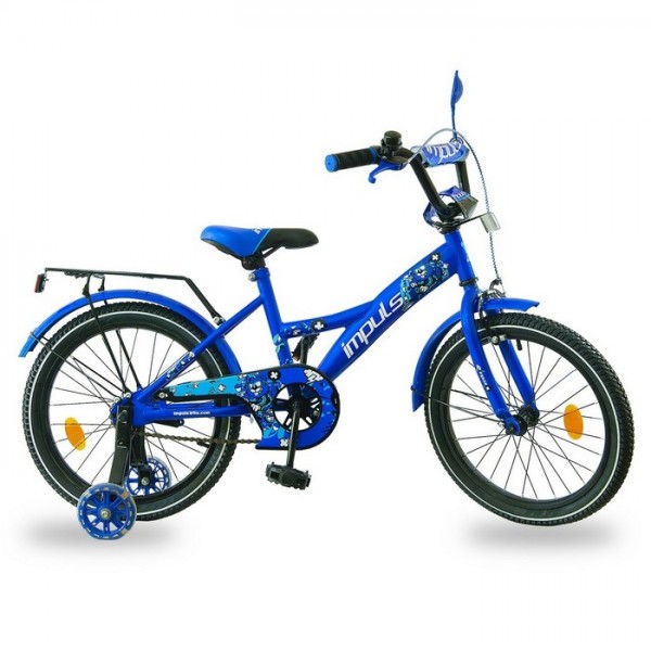 Велосипед детский Impuls Beaver 18 дюймов синий изображение 1