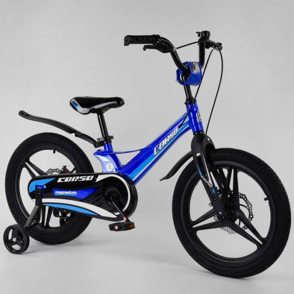 Велосипед детский Corso Magnesium MG-18806 18 дюймов синий изображение 1