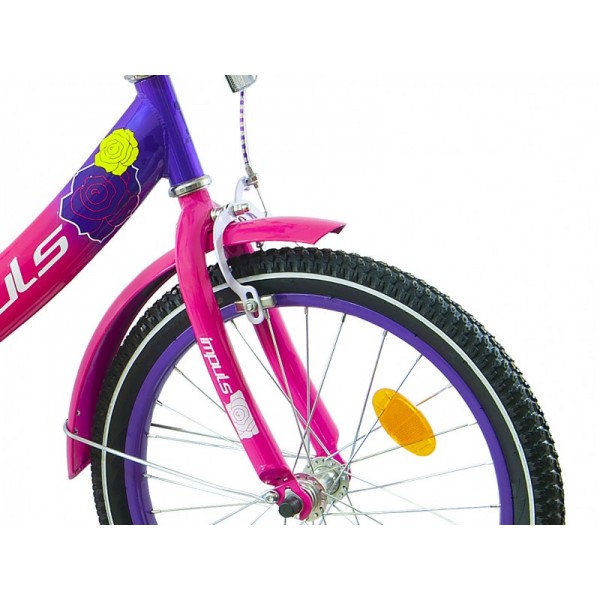 Велосипед детский Impuls Kitty малиново-фиолетовый 18 дюймов изображение 2