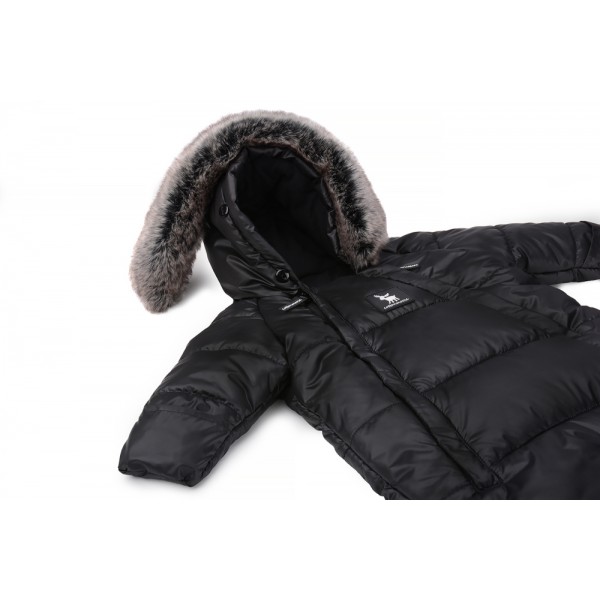 Зимний комбинезон - трансформер Cottonmoose Moose 0-6 M 767/65 black (черный) изображение 4