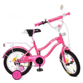 Детский двухколесный велосипед PROFI Star L1892 18 дюймов малиновый
