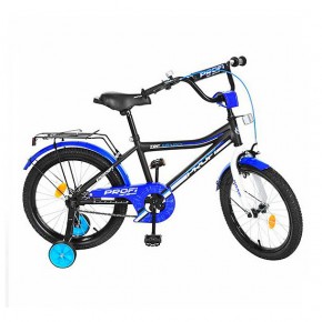 Двухколесный велосипед PROFI Top Grade  L14101 для мальчика 3-х лет детский 14 дюймов черный изображение 8