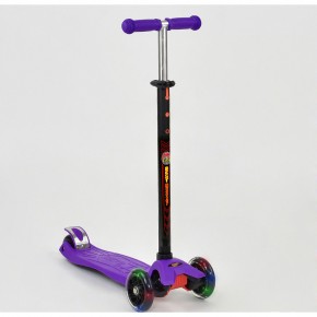 Самокат Бест Скутер 3 - 12 лет трехколесный детский Best Scooter 466-113 Фиолетовый изображение 1