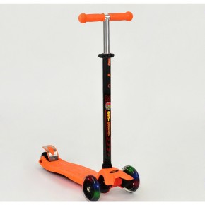 Самокат Бест Скутер 3 - 12 лет трехколесный детский Best Scooter 466-113 Оранжевый