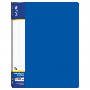 Папка пластиковая А4, с 40 файлами Е30604, Economix изображение 5