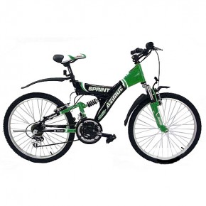 Азимут Спринт 24 дюйма 165 - G AZIMUT SPRINT- велосипед спортивный, горный, двухподвес